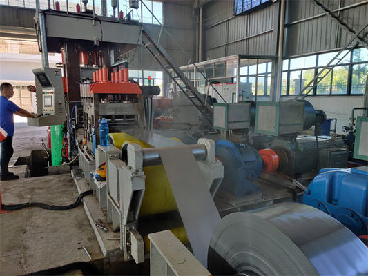 Напряжение выравниватель кожа проход 2Hi 4Hi Rolling Mill Линия для стальной катушки нержавеющей стали катушки